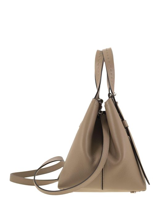 Max Mara Natural Archetipo7 XSV2 Archetipo extra kleiner Ledertasche