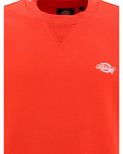 Dickies Red "summerdale" Sweatshirt for men