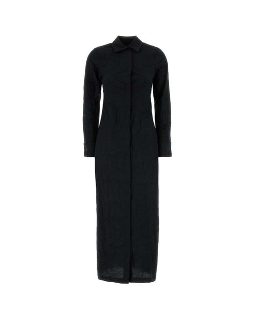 Max Mara Black Rovigo Long Dress