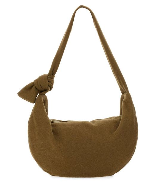 Alysi Metallic Bag With Knot