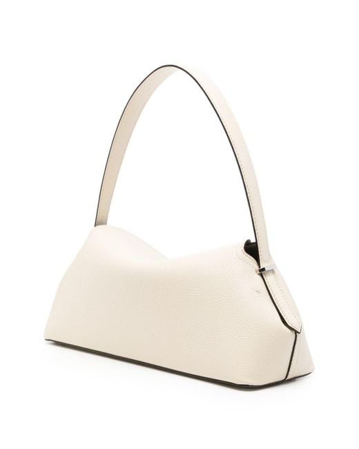 Totême Natural T-Lock Leather Shoulder Bag