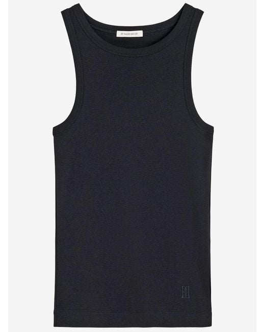 By Malene Birger Blue Cotton Tank Top