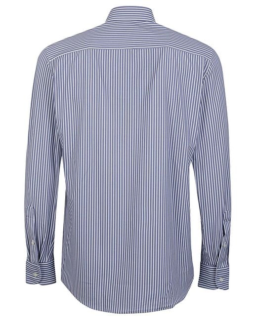 Sonrisa Blue Striped Shirt for men