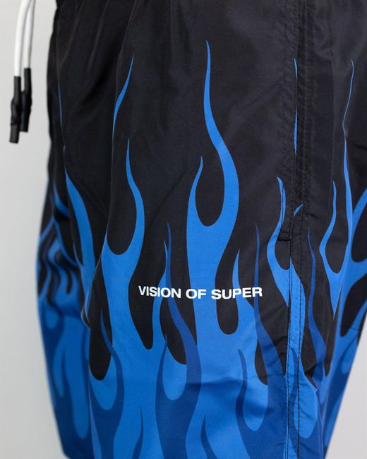 Vision Of Super Blue Costume Doppia Fiamma Blu