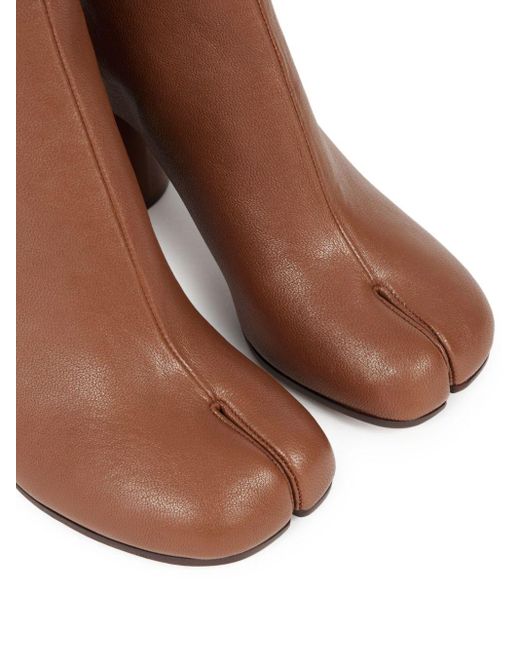 Maison Margiela Brown "Tabi" Ankle Boots T.080 Shoes