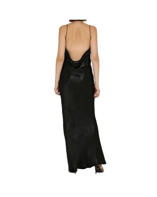Saint Laurent Black Maxi Dresses