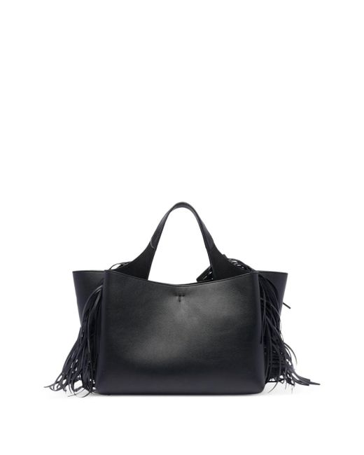 Tod's Black Shopper mit Fransen