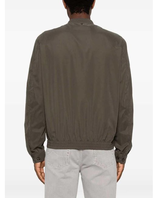 Montecore Blue Zip-Up Bomber Jacket
