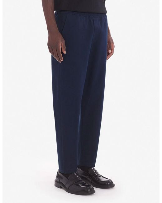 Maison Kitsuné Blue Trousers for men