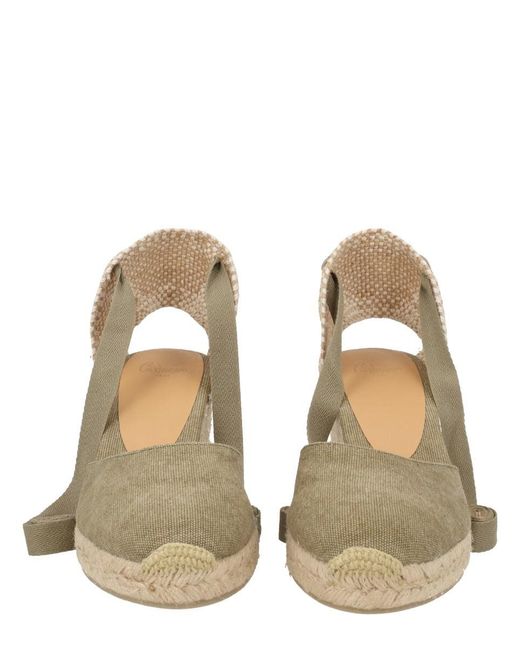 Castaner Metallic Solid Carina Wedges
