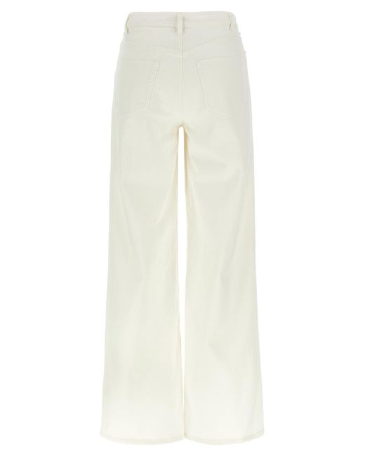 A.P.C. White Elisabeth" Jeans