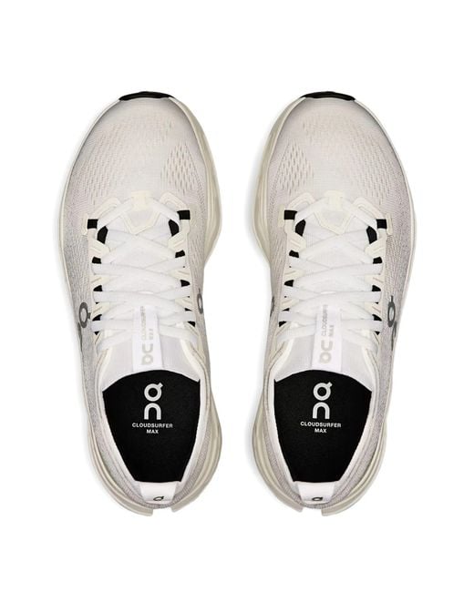 On Shoes White Cloudsurfer Max