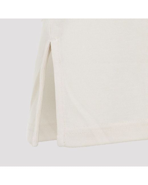Studio Nicholson White Votan Mini Vest