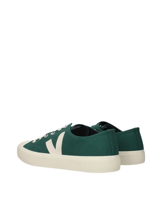 Veja Green Nova Canvas Sneakers for men