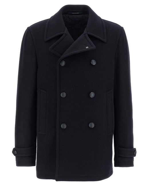 Tagliatore Blue Monaco' Coat for men