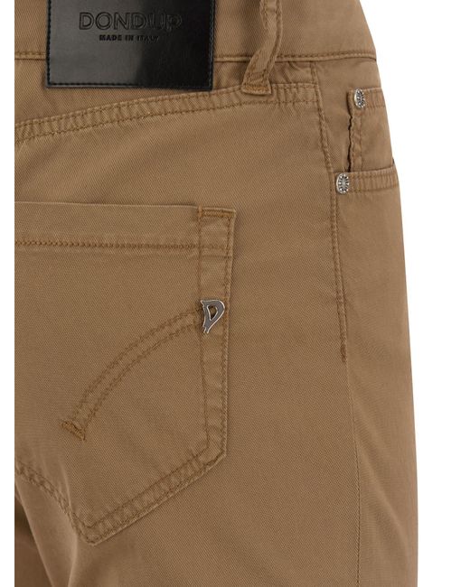 Dondup Natural Trousers Koons Loose Fit