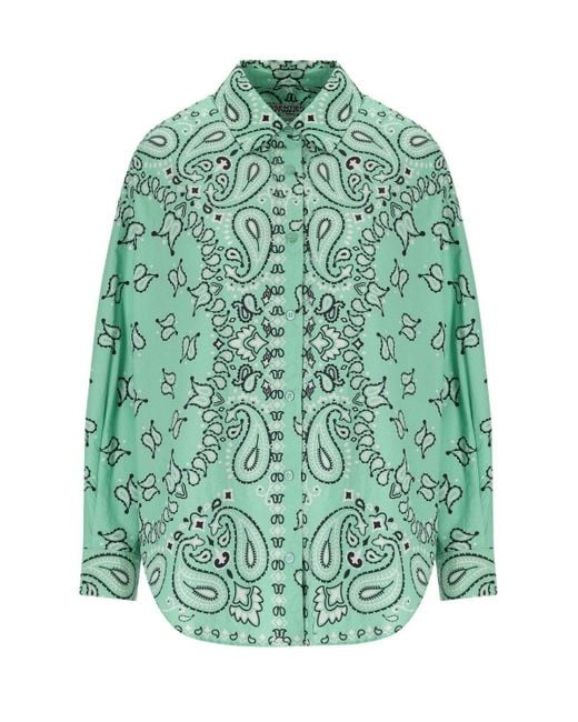 Essentiel Antwerp Green Histende Acqua Shirt