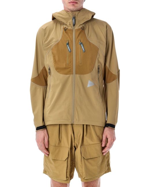 And Wander Natural Technical Jacket for men