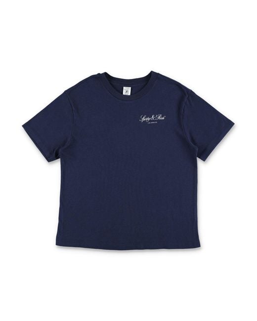 Sporty & Rich Blue T Shirts And Polos