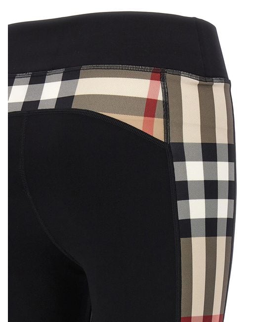Burberry 'madden' leggings in het Black