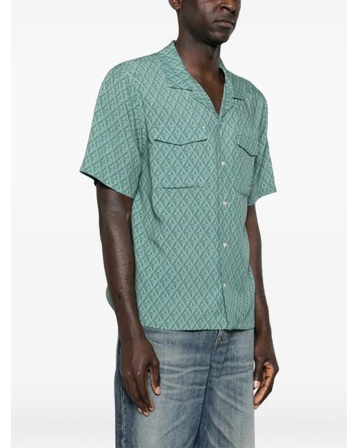 Moose Knuckles Green The Bay Shirt