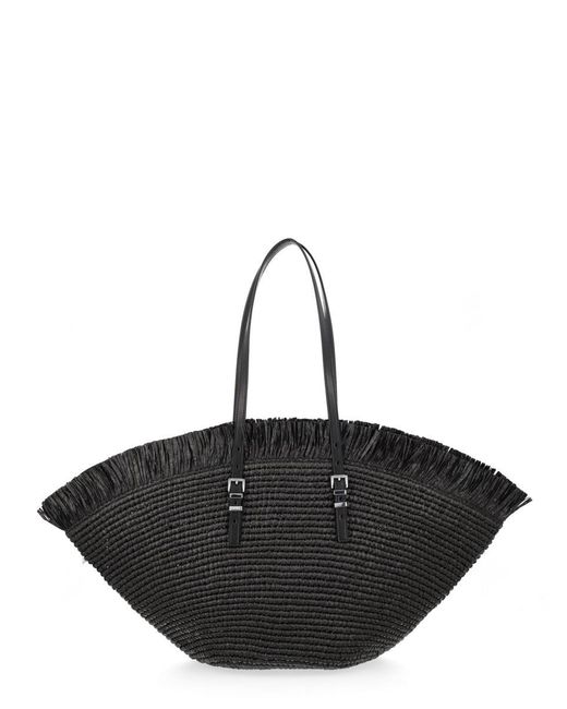 MICHAEL Michael Kors Black Tote Bag Lg Fan