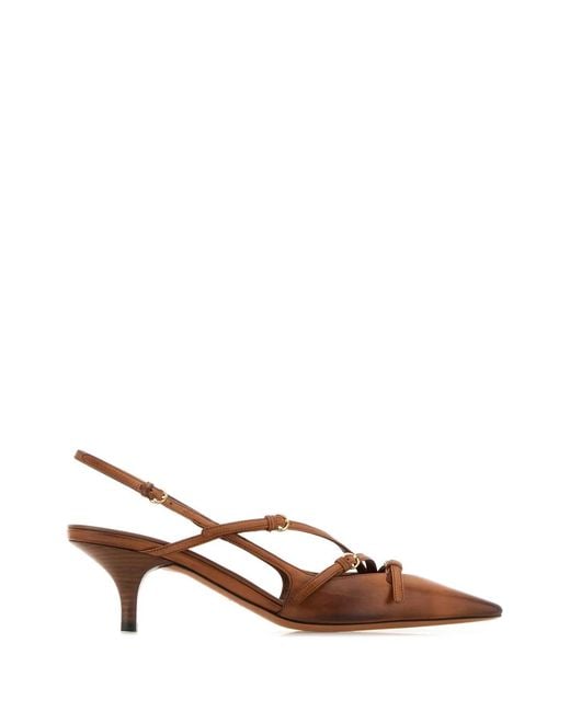 Miu Miu Brown Leather Pumps