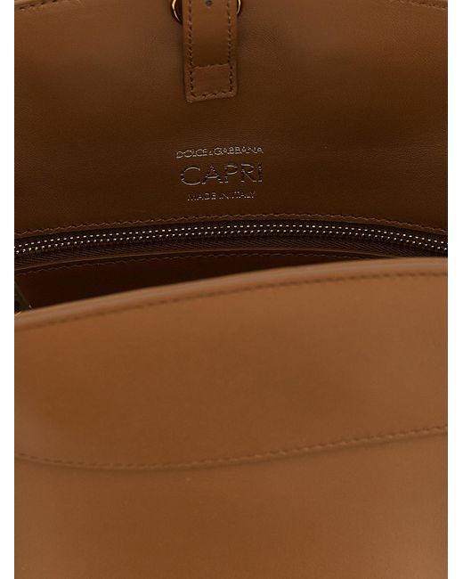 Dolce & Gabbana Brown 'Capri' Umhängetasche