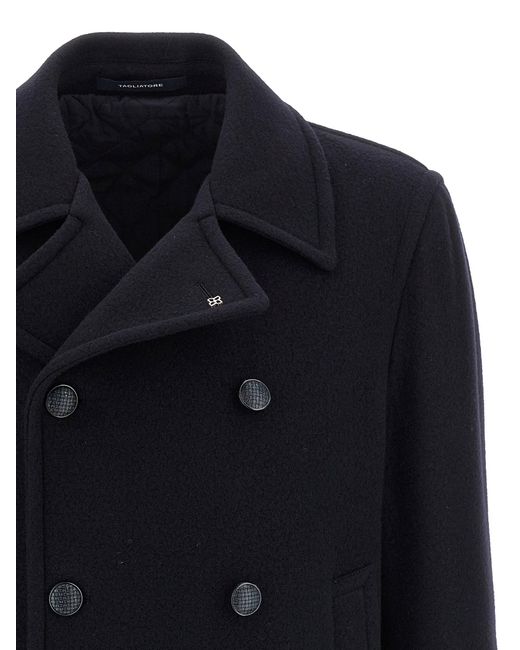 Tagliatore Blue Monaco' Coat for men