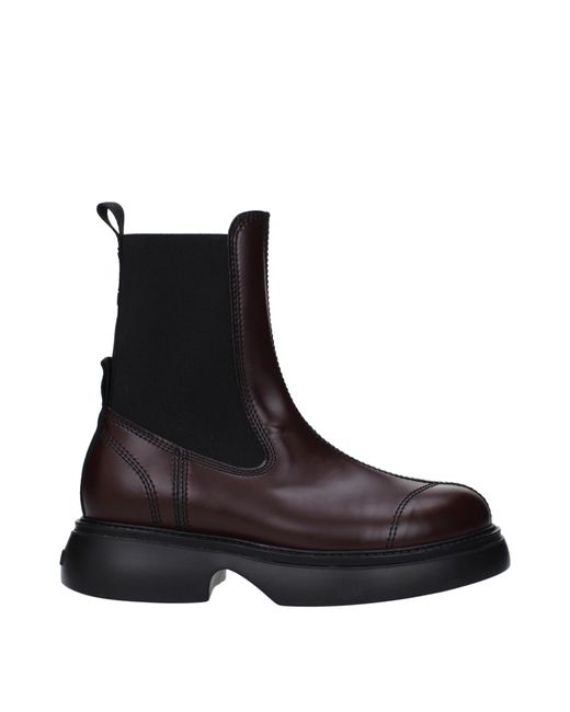 Banni Boots Botas Mujeres Eco de cuero Eco Marrón/Chocolate negro Ganni de color Black