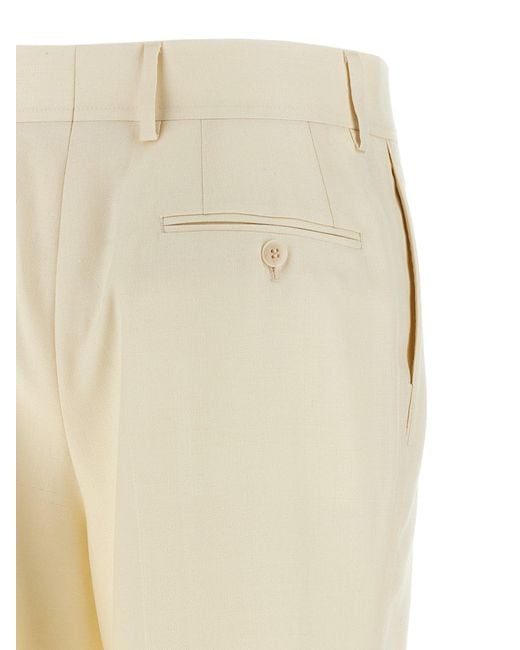Pantalon 'palinuro' Brioni en coloris Natural