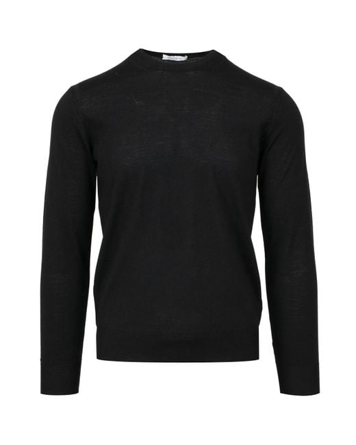 Paolo Pecora Black Sweaters for men