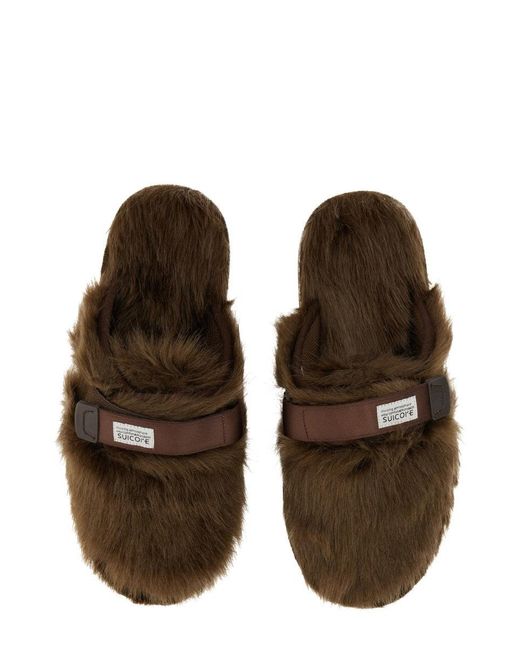 Suicoke Brown Slider Zavo for men