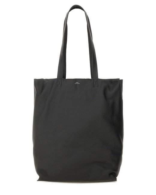 A.P.C. Black Tote Bags