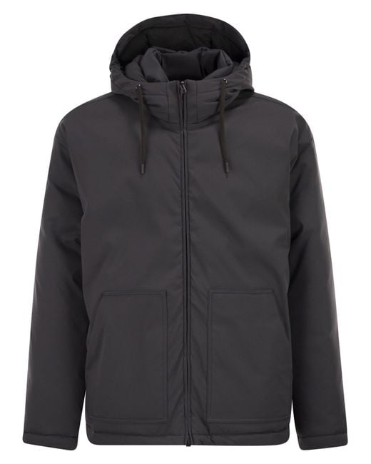 Herno Black Cotton Feel Jacket for men