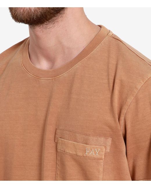 Fay Natural T Shirts And Polos