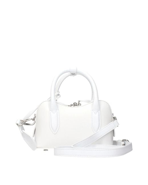 Stella McCartney White Stella Mc Cartney Ryder Handbags Eco Leather/Optic