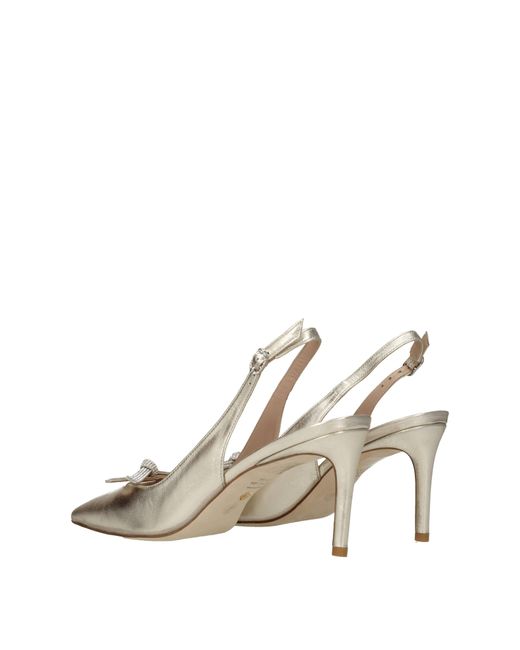 Stuart Weitzman Metallic Sandali Donna Pelle Oro/Oro Pallido