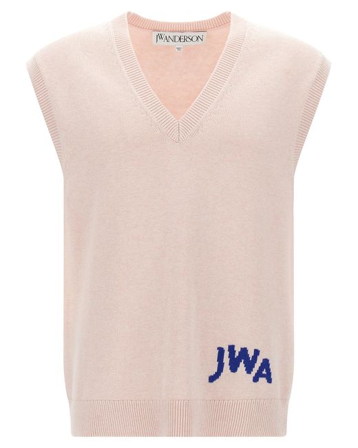 J.W. Anderson Pink 'Jwa' Vest for men