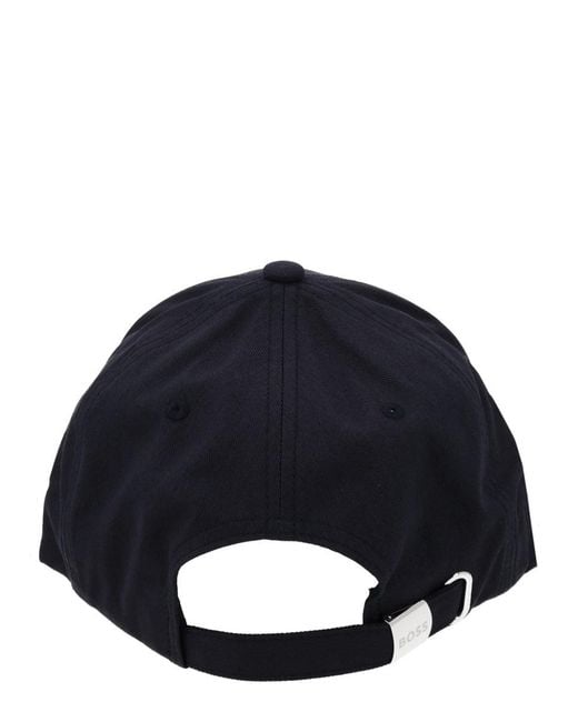 Boss Blue Baseball Hat With Logo for men