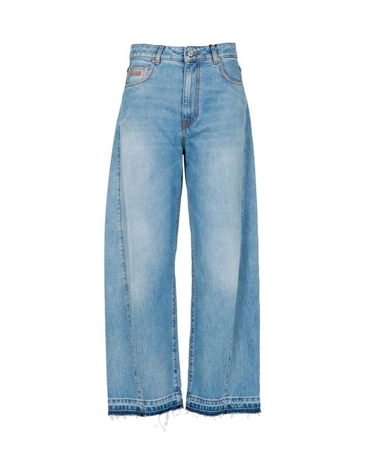 Jeans Denim Claro MSGM de color Blue