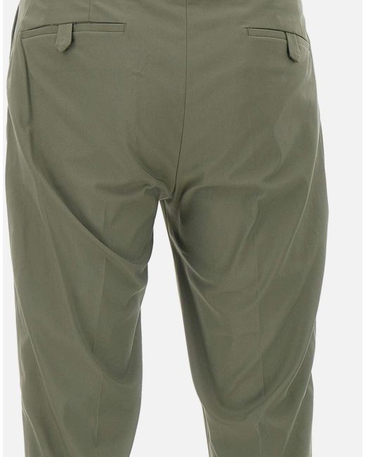 Devore Green Slim Fit Trousers for men
