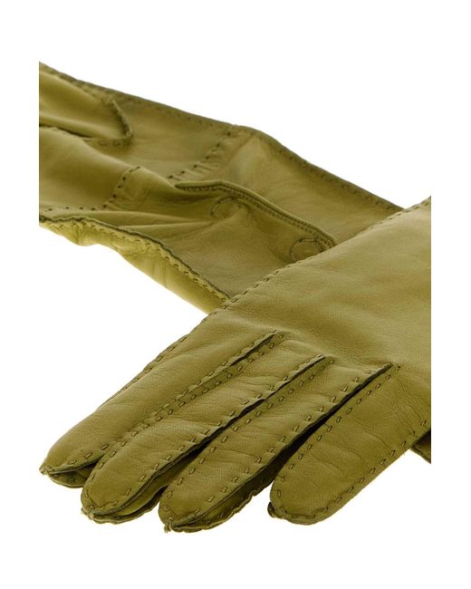 Prada Green Nappa Gloves