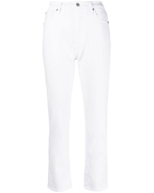 Seven7 White Slim Fit Denim Jeans