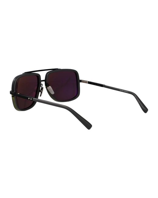 Dita Eyewear Gray Aviator Sunglasses Drx 2030 V Gry Blk