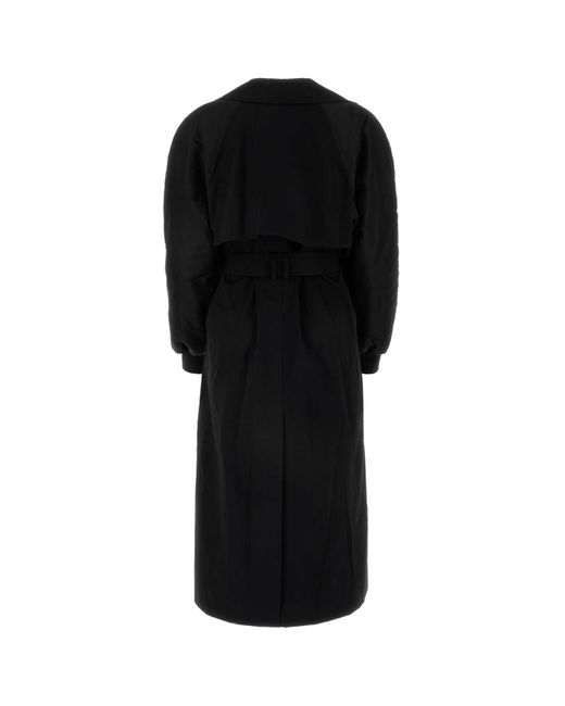 Camilla & Marc Black Polyester Emmerson Trench Coat