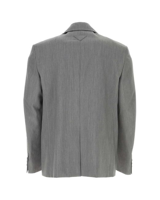 Prada Gray Giacca for men