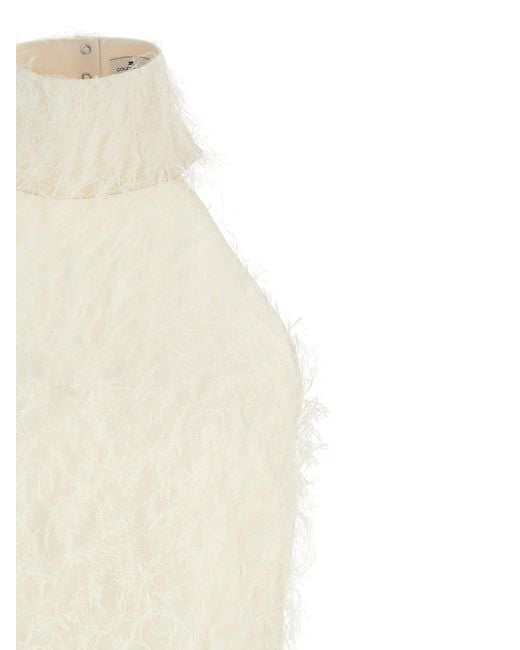 Courreges White Fils Coupés Insert Dress