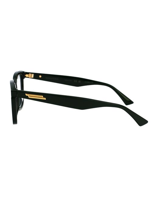 Bottega Veneta Black Transparent Acetate Glasses