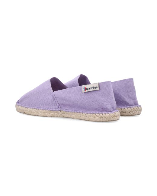 Chaussures Plates Espadrilles en coloris Purple